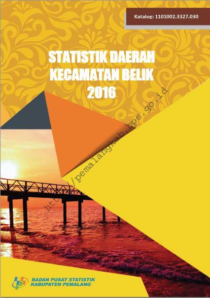 Regional Statistics of Belik District 2016